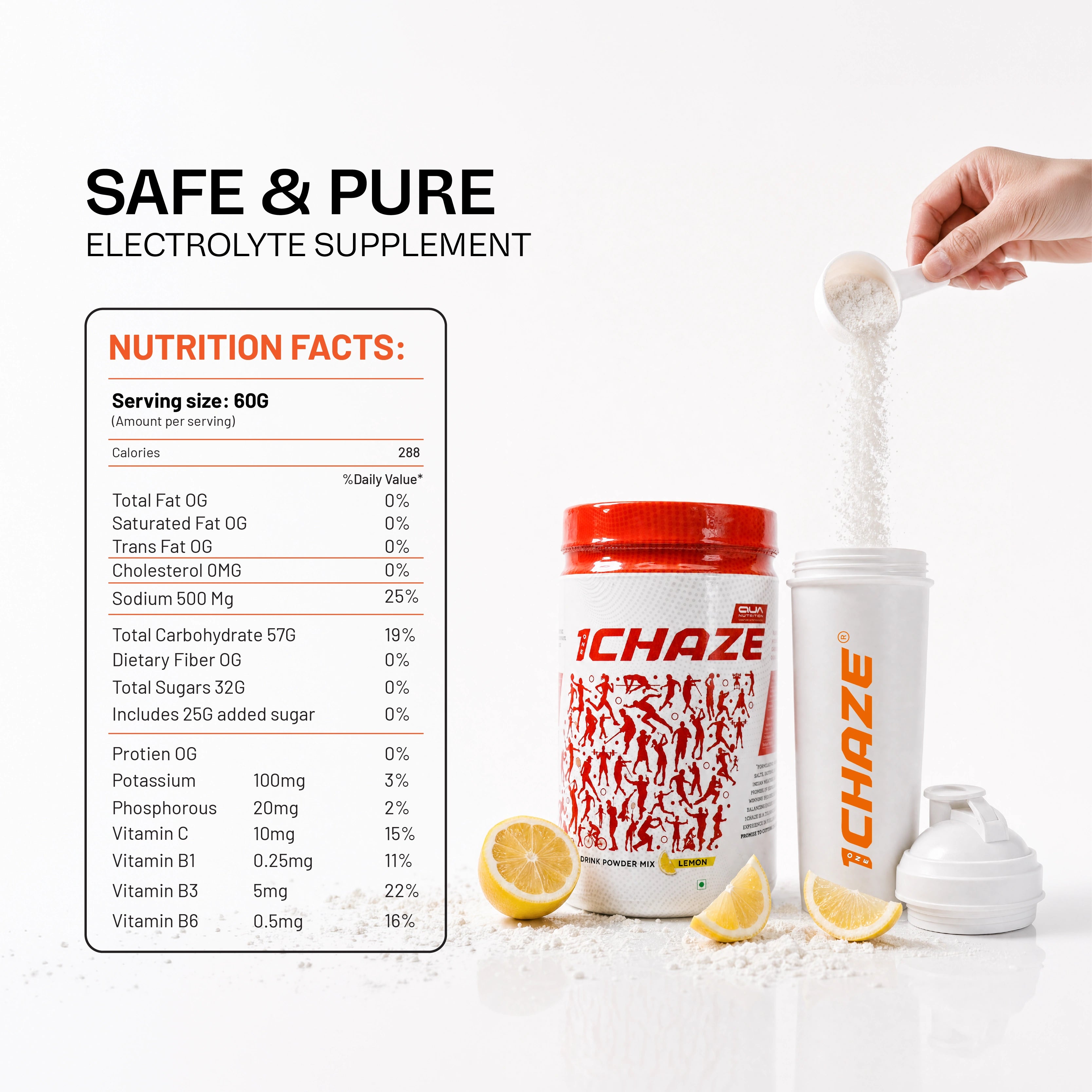 1CHAZE Isotonic Sports Drink 750gm