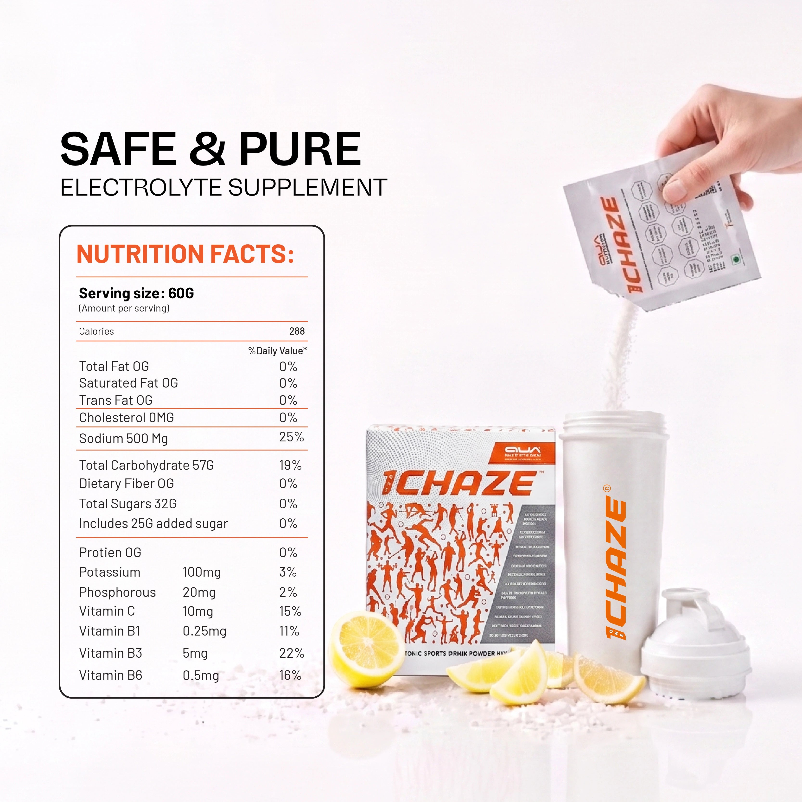 1CHAZE Isotonic Sports Drink traveller pack