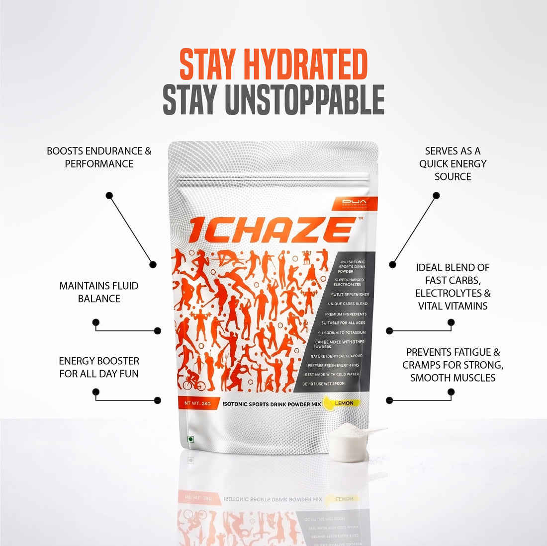 1CHAZE Isotonic Sports Drink 2kgs