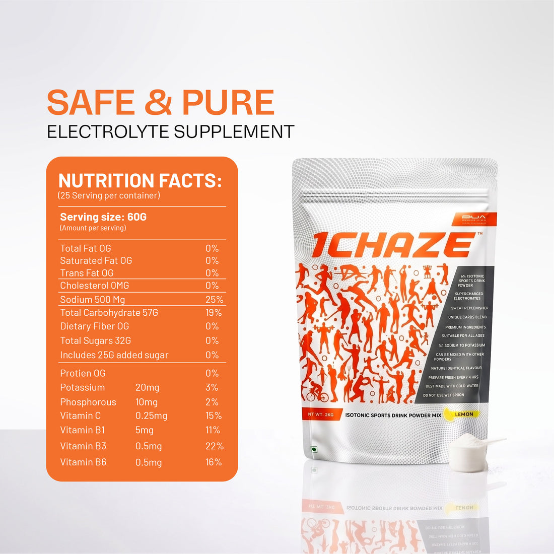 1CHAZE Isotonic Sports Drink 2kgs